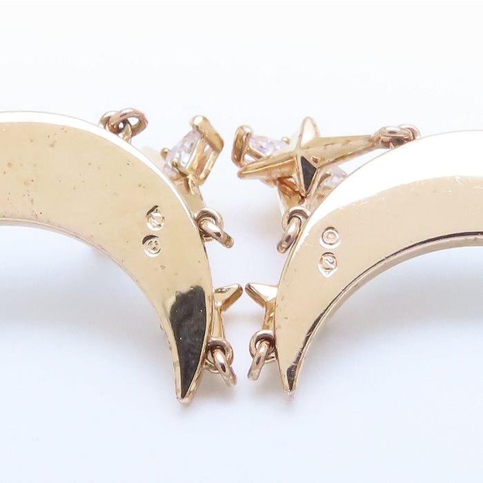 SWAROVSKI（スワロフスキー） 三日月モチーフ ピアス クリスタル GP