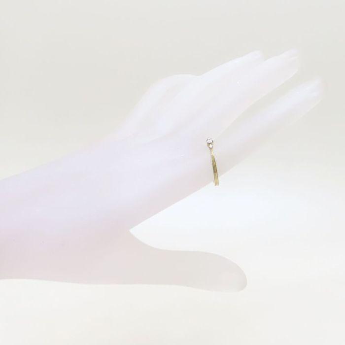 festaria フェスタリア ダイヤモンド リング Wish upon a star ダイヤモンド0.054ct/0.01ct 13号 K18YG レディース/294455【中古】の画像