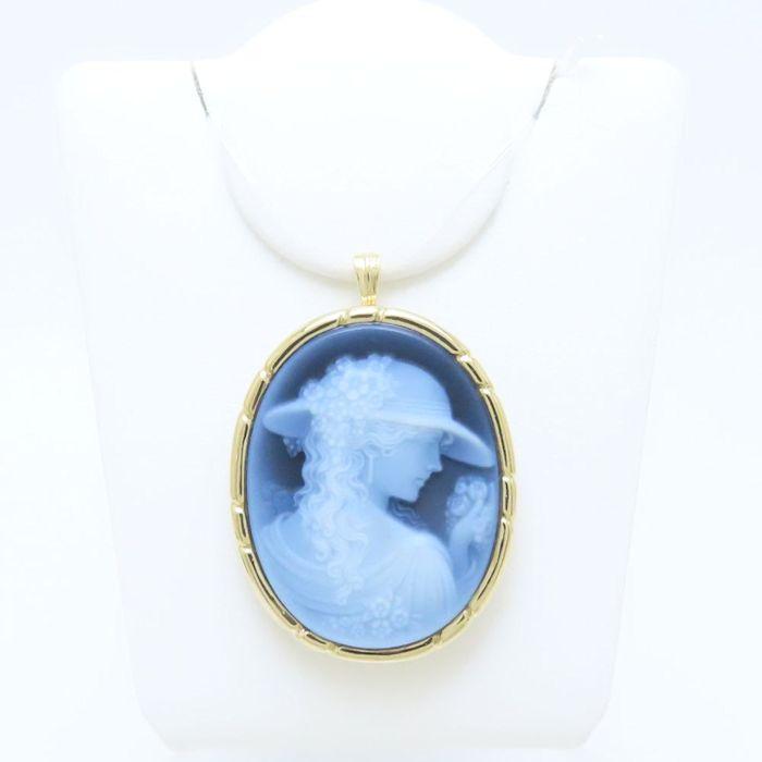 カメオ ブローチ兼ペンダント TASAKI 田崎真珠 ゲルハルドシュミット カメオ ブローチ 兼 ペンダント