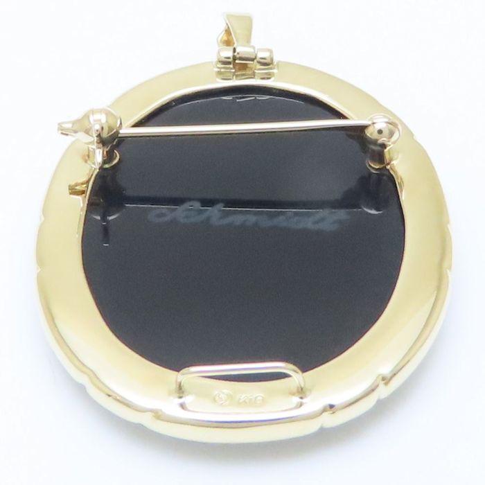 TASAKI（タサキ） 田崎真珠 ゲルハルドシュミット カメオ ブローチ 兼
