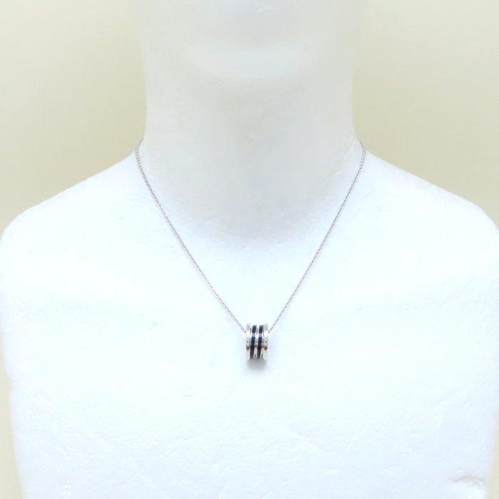 BVLGARI（ブルガリ） ビーゼロワン ネックレス B.zero1 K18WG ホワイト 