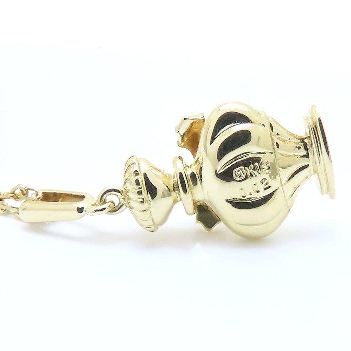 MIKIMOTO ミキモト パフュームモチーフ ネックレス ダイヤモンド0.02ct 香水瓶 K18YG イエローゴールド レディース/294539【中古】_3