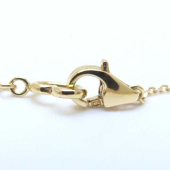Ponte Vecchio ポンテヴェキオ ダイヤモンド ネックレス ダイヤモンド0.15ct K18PG ピンクゴールド レディース/294548【中古】