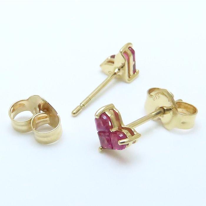 STAR JEWELRY（スタージュエリー） ミステリアスハート ピアス ルビー