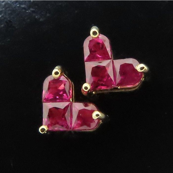 STAR JEWELRY（スタージュエリー） ミステリアスハート ピアス ルビー