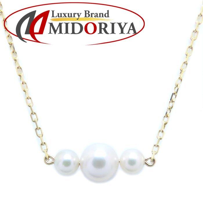 MIKIMOTO（ミキモト） パール ネックレス 真珠4〜6.2ミリ K18YG