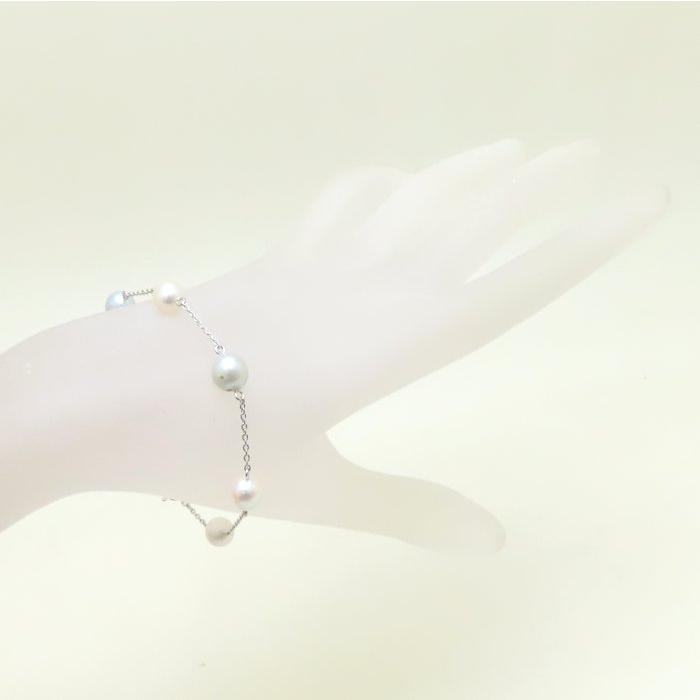 TASAKI（タサキ） 田崎真珠 ステーションパール ブレスレット 真珠6.6