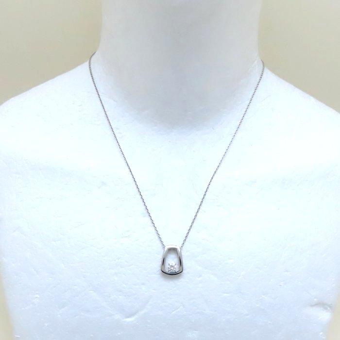 MONNICKENDAM モニッケンダム ダイヤモンド ネックレス ダイヤモンド0.30ct Pt900プラチナxPt850プラチナ レディース/294631【中古】