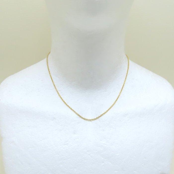 BVLGARI（ブルガリ） チェーン ネックレス 40.5cm K18YG イエロー