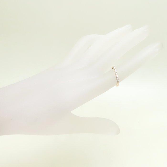 BVLGARI（ブルガリ） ハーフエタニティ ダイヤモンド リング 指輪 8号