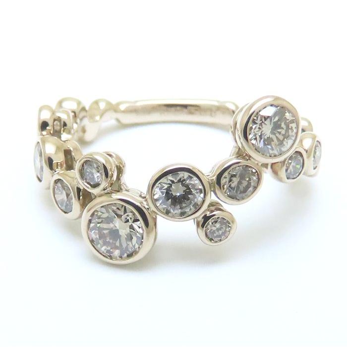 KASHIKEIベゼル☆ブラウンダイヤモンドリング Kashikey カシケイ K18BG ベゼル ブラウンダイヤモンド リング ダイヤ