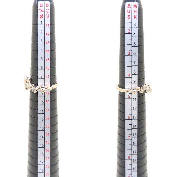 Kashikey カシケイ ベゼル リング 指輪 ブラウンダイヤモンド1.00ct 8