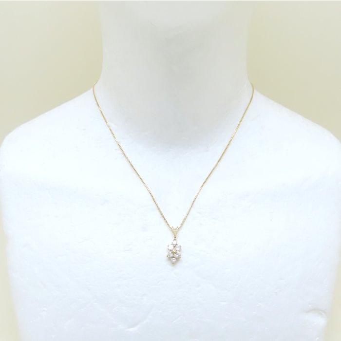 LA SOMA ラソウマ ダイヤモンド ネックレス ダイヤモンド1.00ct K18YG 