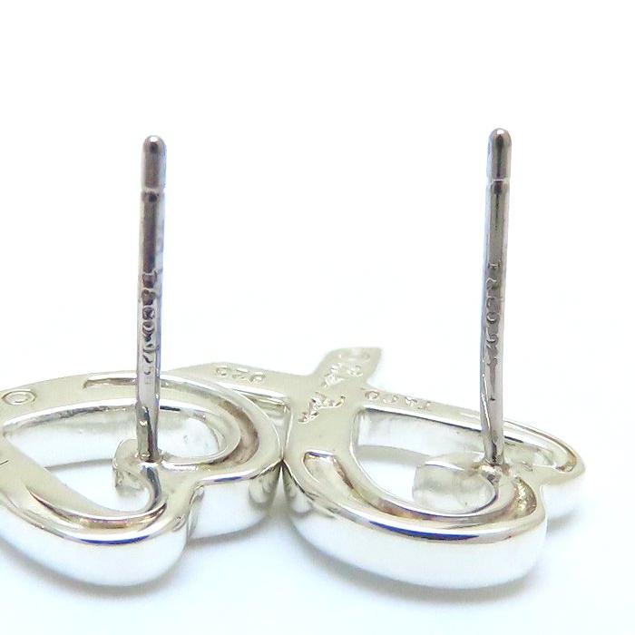 Tiffany & Co. シルバーラウンドピアス TIFFANY&Co.（ティファニー） ラビングハート ピアス シルバー925