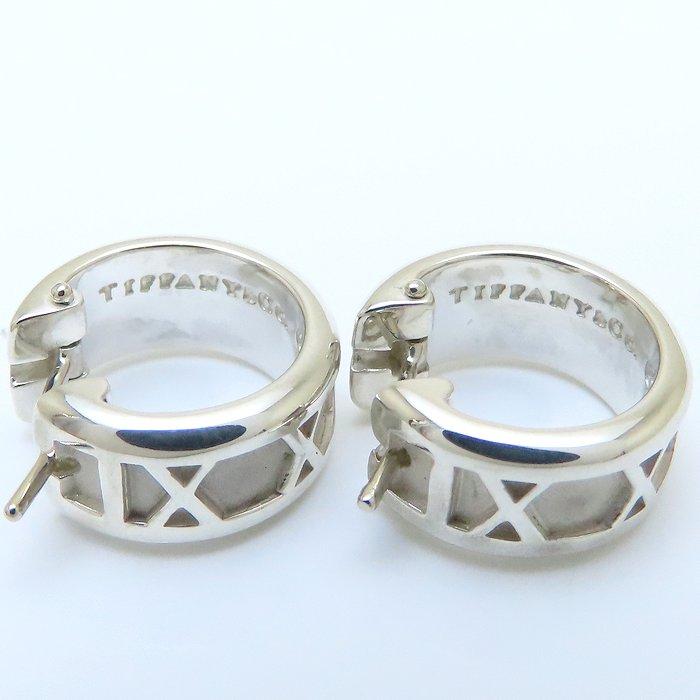 美品 Tiffanyティファニー アトラス フープ ピアス 片耳 シルバー925 TIFFANY&Co.（ティファニー） フープ ピアス アトラス シルバー925