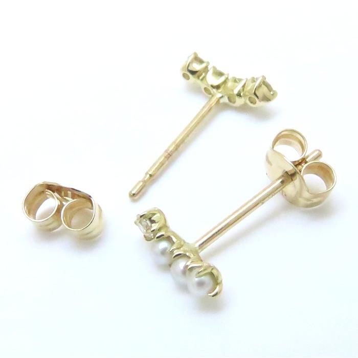 AHKAH（アーカー） アイスペレッツ ピアス スノーペレッツピアス