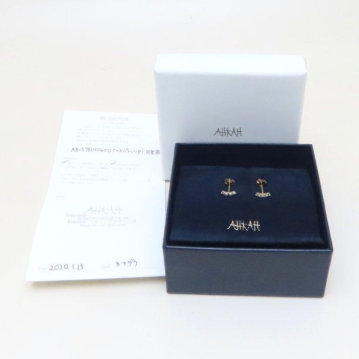 AHKAH（アーカー） アイスペレッツ ピアス スノーペレッツピアス