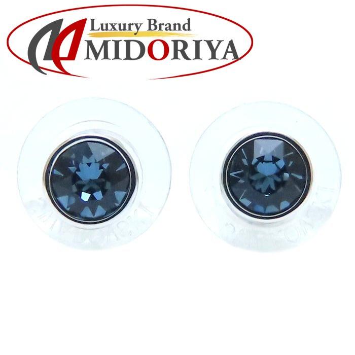 SWAROVSKI（スワロフスキー） ソリテール ピアス ブルー クリスタル