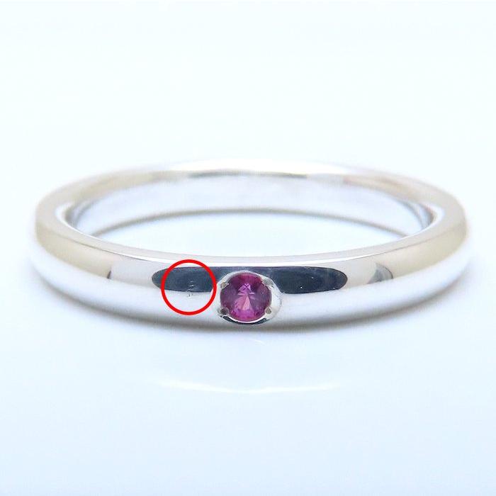 TIFFANY&Co.（ティファニー） スタッキング バンド リング 指輪 ルビー