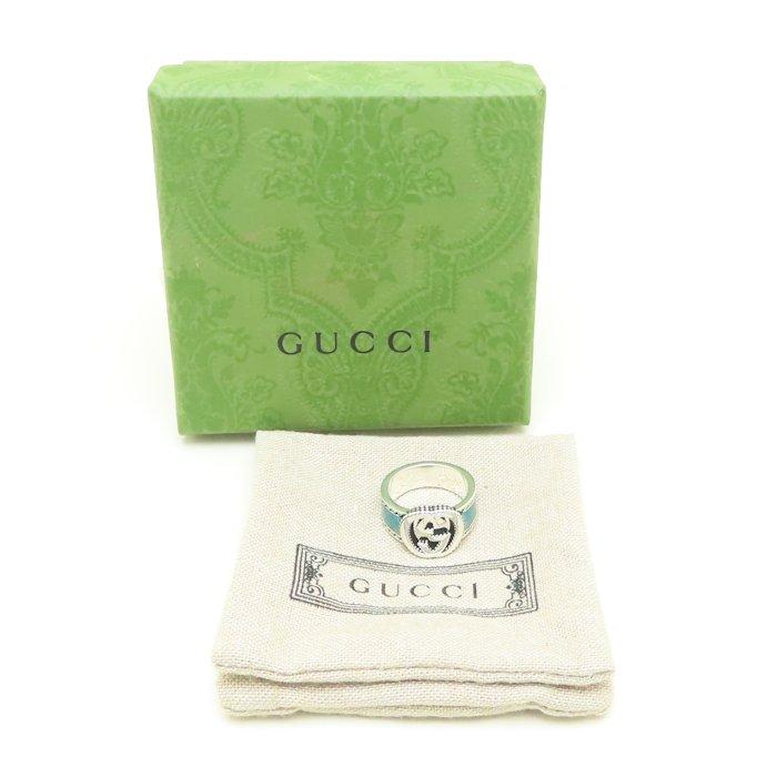 GUCCI（グッチ） インターロッキングG リング 指輪 ターコイズ