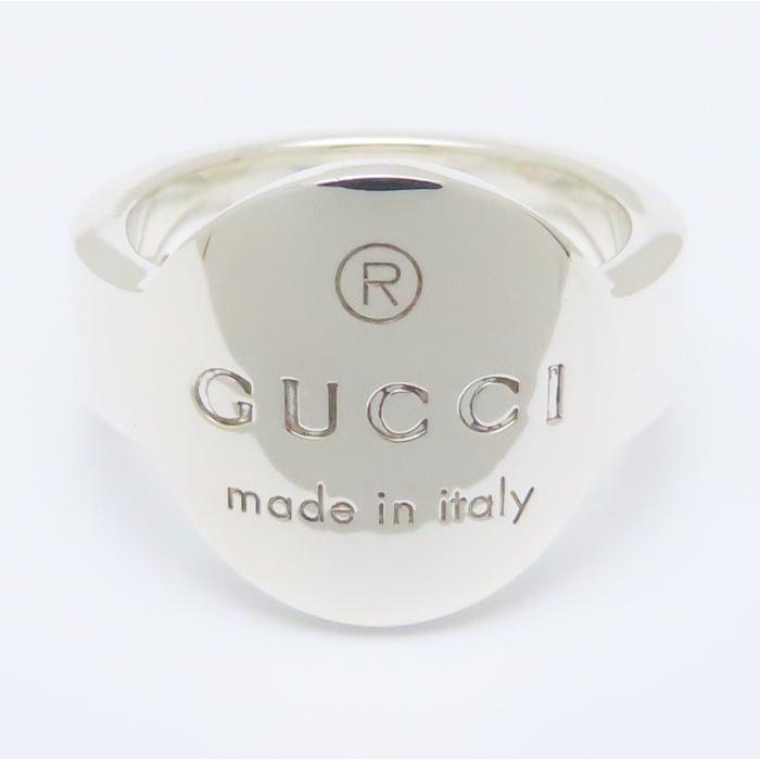 GUCCI（グッチ） ロゴ リング 指輪 #16 15.5号 シルバー925 レディース