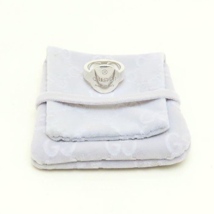 GUCCI（グッチ） ロゴ リング 指輪 #16 15.5号 シルバー925 レディース