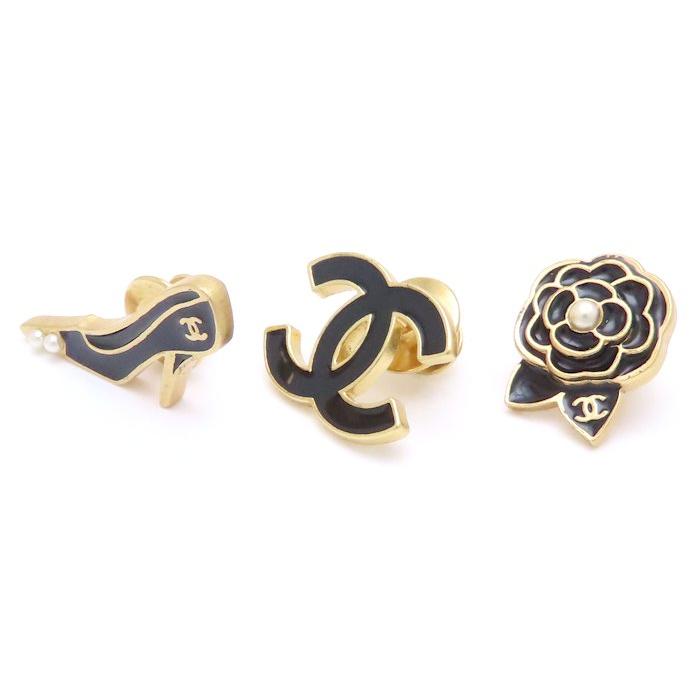CHANEL（シャネル） ピンブローチ 3点セット ココマーク カメリア