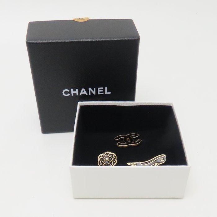 CHANEL（シャネル） ピンブローチ 3点セット ココマーク カメリア