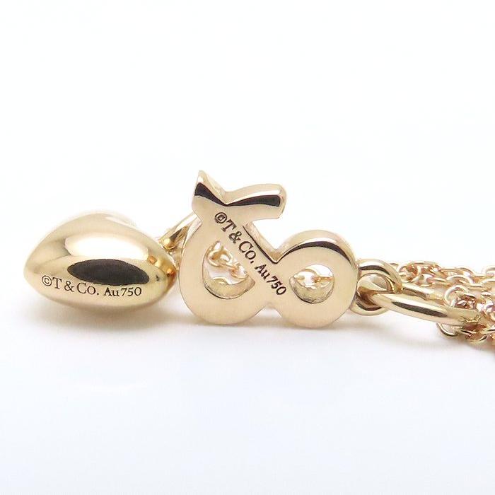 美品 Tiffany & Co. ハート型チャーム ネックレス TIFFANY&Co.（ティファニー） ハート＆アローチャーム ネックレス