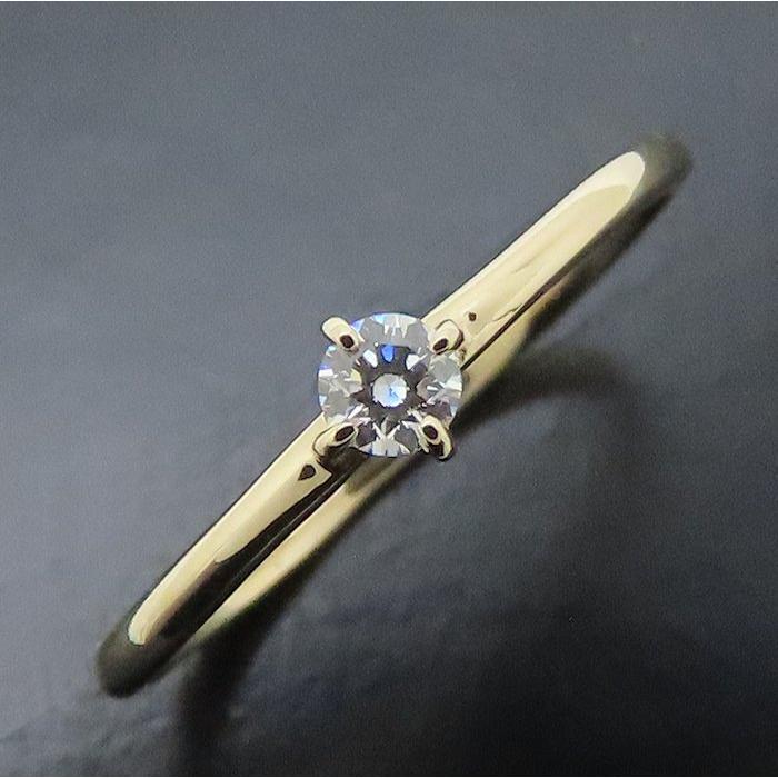 ete（エテ） ダイヤモンド リング 指輪 ダイヤモンド0.06ct 6号 K18YG