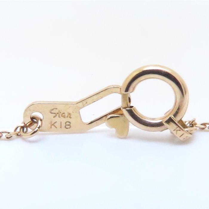 STAR JEWELRY スタージュエリー ムーンセッティング ネックレス