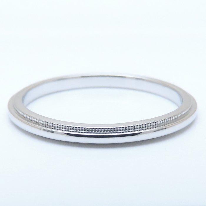 TIFFANY&Co.（ティファニー） ミルグレイン リング 指輪 19号 Pt950