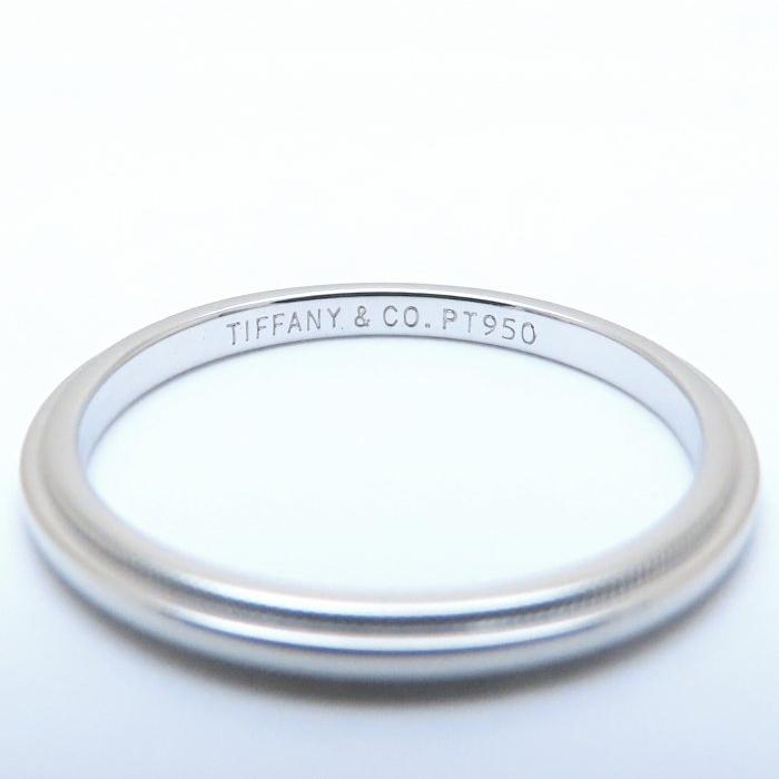 TIFFANY&Co.（ティファニー） ミルグレイン リング 指輪 19号 Pt950