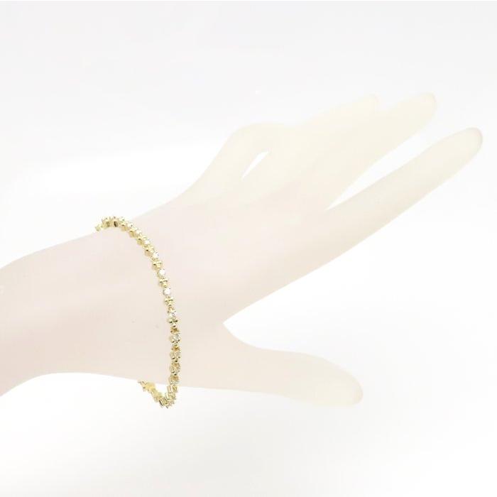 TASAKI 田崎真珠 ダイヤモンド ブレスレット ダイヤモンド0.90ct K18YG 