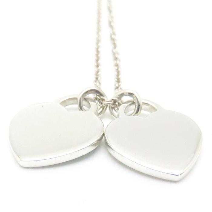 ✨Tiffany& Co✨ティファニー✨リターントゥ✨ダブルハート✨ネックレス✨ リターン トゥ ティファニー™ ティファニー ブルー ダブル ハート タグ