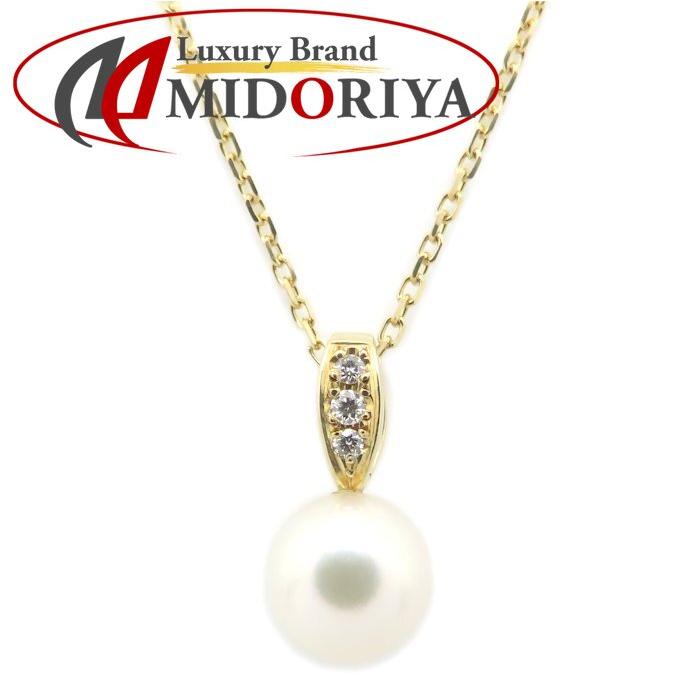 MIKIMOTO（ミキモト） パール ネックレス 真珠7.3ミリ ダイヤモンド