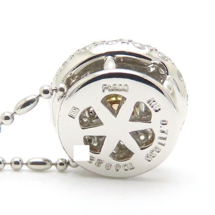 Kashikey カシケイ ダイヤモンド ネックレス ブラウンダイヤモンド0.711ct ダイヤ0.30ct Pt900xPt850xK18YG レディース/294938【中古】