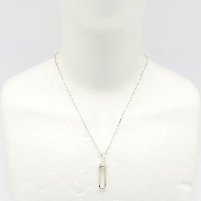 専用出品　ティファニー　シルバー　ネックレス　リンク　ワンポイント　細長 TIFFANY&Co.（ティファニー） ハードウェア 細長リンク ネックレス