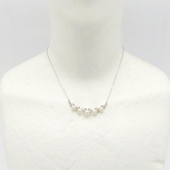 MIKIMOTO（ミキモト） パール ネックレス 真珠5.7〜6.1ミリ シルバー