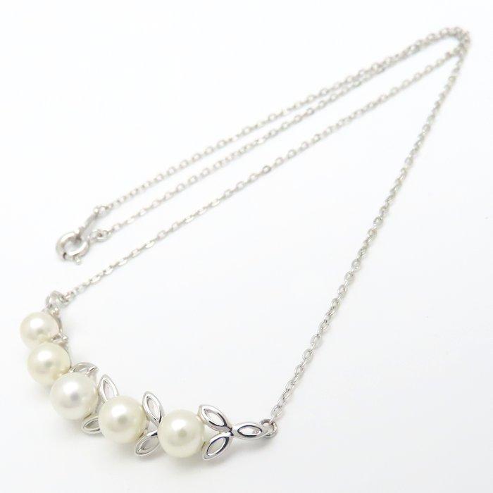 MIKIMOTO（ミキモト） パール ネックレス 真珠5.7〜6.1ミリ シルバー
