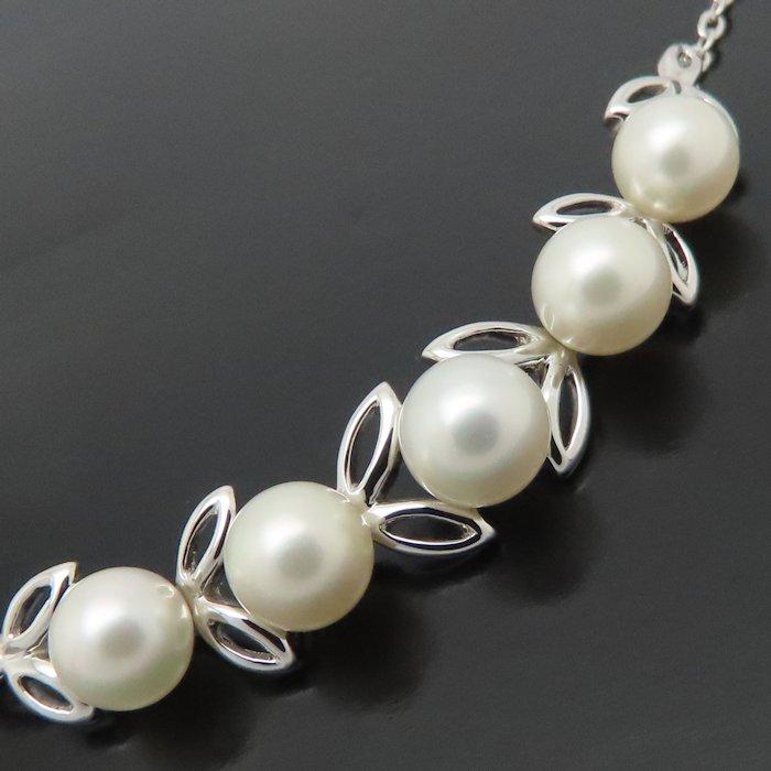MIKIMOTO（ミキモト） パール ネックレス 真珠5.7〜6.1ミリ シルバー