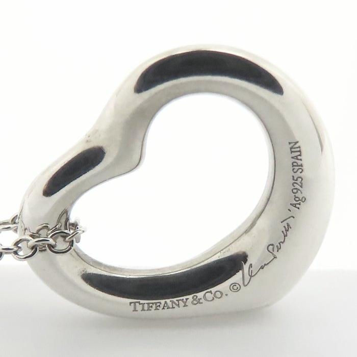 TIFFANYオープンハートネックレス16mm ティファニー オープンハート 16mm ネックレス 箱袋付 シルバー925