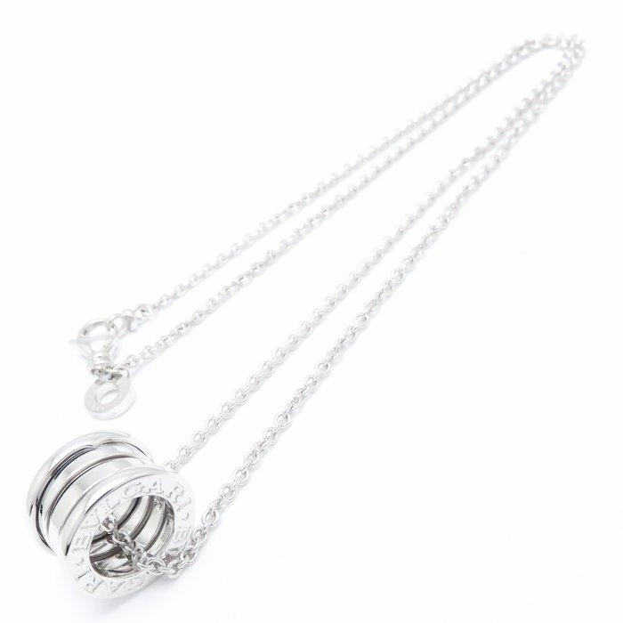 BVLGARI ブルガリ ビーゼロワン ネックレス B.zero1 K18WG ホワイトゴールド レディース/295053【中古】