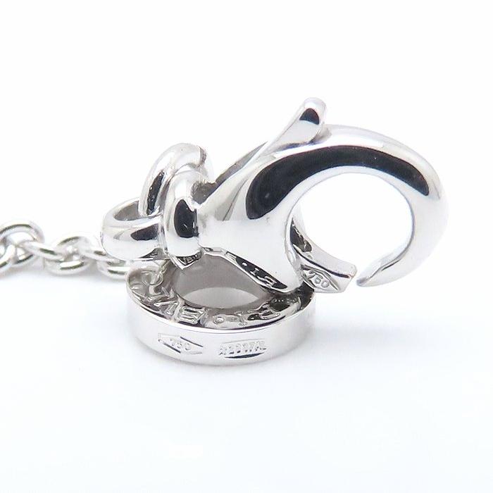 BVLGARI ブルガリ ビーゼロワン ネックレス B.zero1 K18WG ホワイトゴールド レディース/295053【中古】