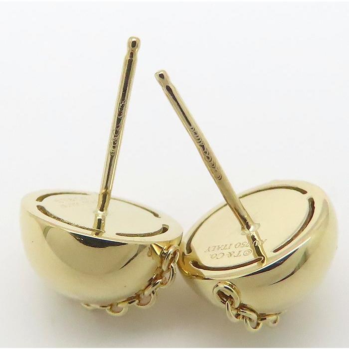 TIFFANY&Co.（ティファニー） ボルト スタッド ピアス K18YG イエロー 