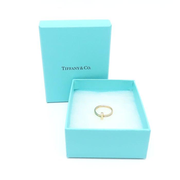 TIFFANY&Co.（ティファニー） Tワンナロー リング 指輪 ダイヤモンド 