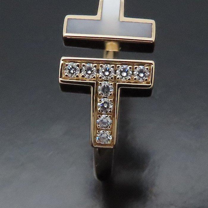 TIFFANY&Co.（ティファニー） Tワイヤー リング 指輪 マザーオブパール