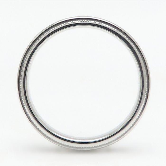 TIFFANY&Co.（ティファニー） ミルグレイン リング 指輪 17号 Pt950