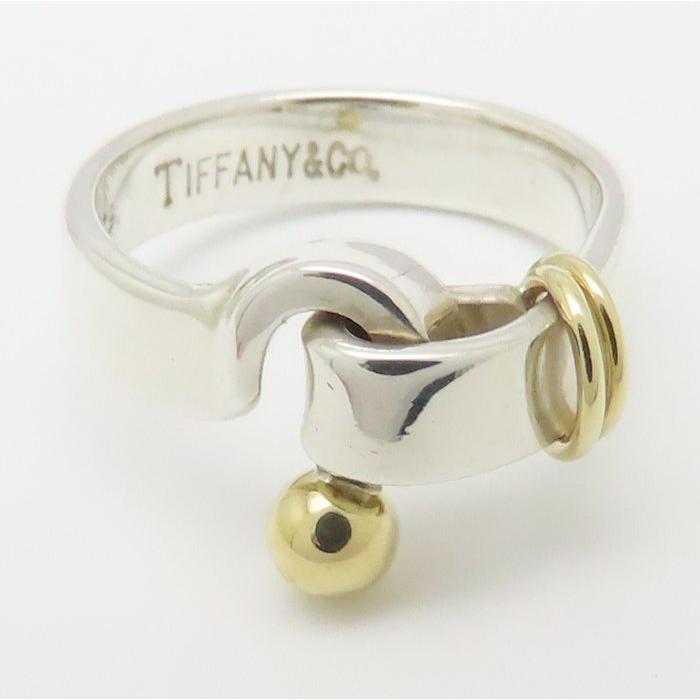 TIFFANY&Co.（ティファニー） フック＆アイ リング 指輪 10号 シルバー