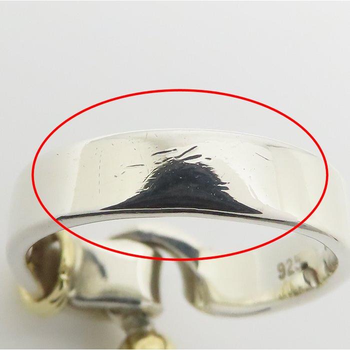 美品　ティファニー　フック＆アイ　リング　約10号　コンビ　925 750 TIFFANY&Co ティファニー フック＆アイ コンビリング 925/750 SV925